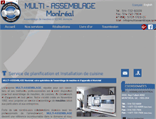 Tablet Screenshot of multiassemblagemontreal.com